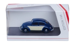 Schuco 452040103 - 1:64 - VW Käfer - dunkelblau/elfenbein